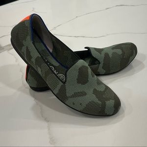 Rothy's 'The Loafer' in Olive Camo